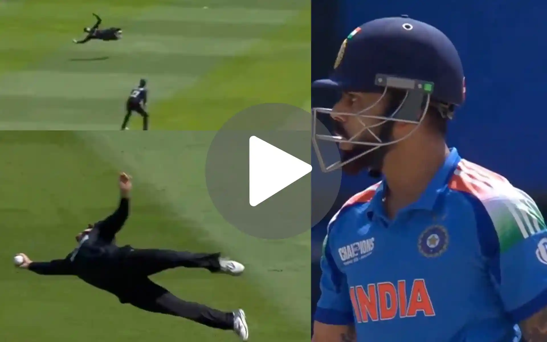 [Watch] Virat Kohli's Mouth Left Wide Open As Glenn Phillips Takes A Catch For Ages